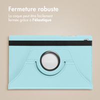 imoshion Coque tablette rotatif à 360° Samsung Galaxy Tab S6 Lite / Tab S6 Lite (2022) / Tab S6 Lite (2024) - Bleu clair