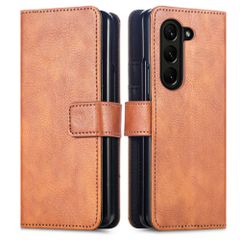 imoshion Étui de télephone portefeuille Samsung Galaxy Z Fold 6 - Marron