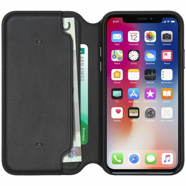 Apple Étui de téléphone Leather Folio iPhone X