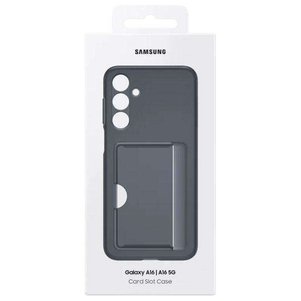 Samsung Original Coque porte-carte Samsung Galaxy A16 - Noir