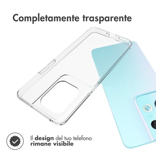 Accezz Coque Clear Oppo Reno 8 Pro 5G - Transparent