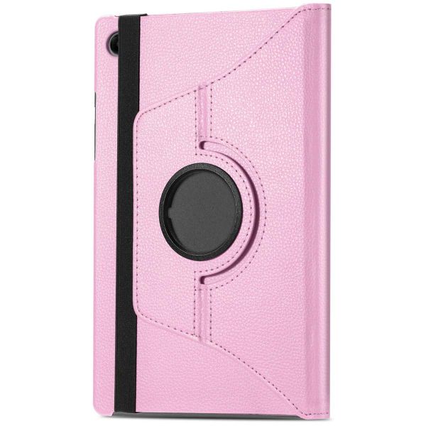 imoshion Coque tablette rotatif à 360° Samsung Galaxy Tab A9 8.7 pouces - Rose