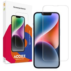Accezz Protection d'écran en verre trempé Apple iPhone 13 / 13 Pro / 14 / 16e