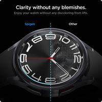 Spigen Protection d'écran EZ FIT Glas.tR avec applicateur Samsung Galaxy Watch 6 Classic - 43 mm - Transparent