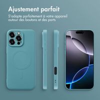 imoshion Coque Couleur avec MagSafe Apple iPhone 16 Pro Max - Smoke Green