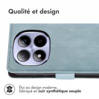 imoshion Étui de télephone portefeuille de luxe Xiaomi Redmi Note 15 Pro (4G) - Bleu clair