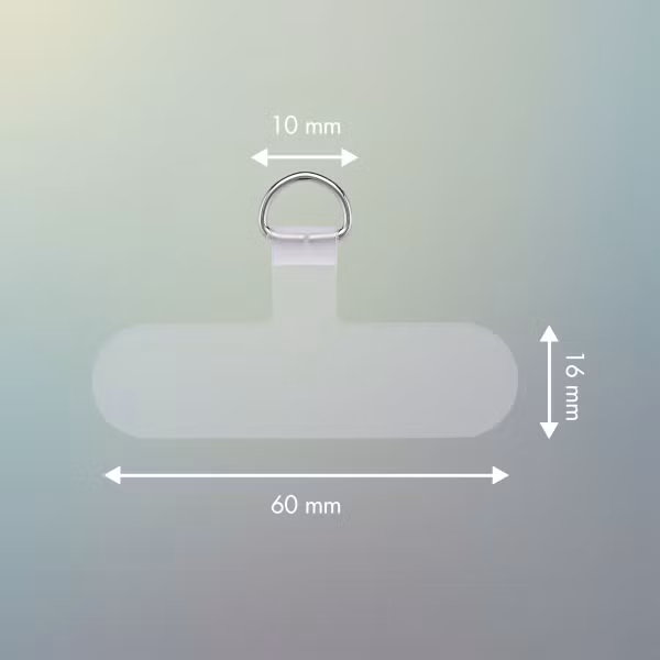 imoshion Pad pour cordon de téléphone - Pack de 2 - Argent