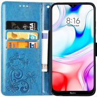 Etui de téléphone Fleurs de Trèfle Xiaomi Redmi 8