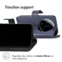 imoshion Étui de télephone portefeuille de luxe Xiaomi 17 Ultra - Bleu foncé