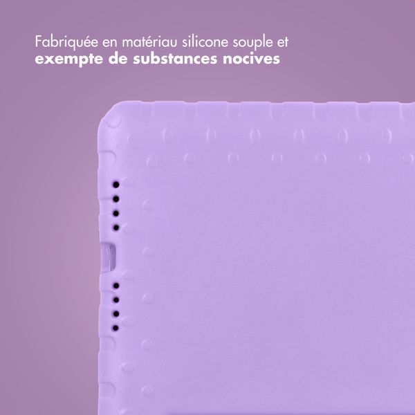 imoshion Coque kidsproof avec poignée Apple iPad 9 (2021) 10.2 pouces / iPad 8 (2020) 10.2 pouces / iPad 7 (2019) 10.2 pouces - Lila
