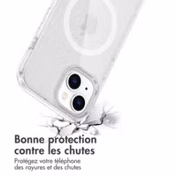 imoshion Coque Pailletée avec MagSafe Apple iPhone 15 - Paillettes Transparent