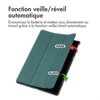 imoshion Coque tablette Trifold Lenovo Idea Tab Plus - Vert foncé