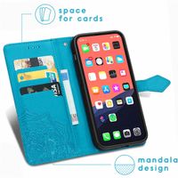 imoshion Etui de téléphone portefeuille Mandala iPhone 13 Pro - Turquoise