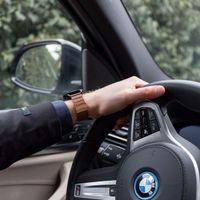 imoshion Bracelet en cuir magnétique  - Connexion universelle 22 mm - Marron