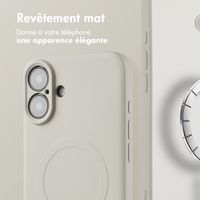 imoshion Coque Couleur avec MagSafe Apple iPhone 16 Plus - Beige