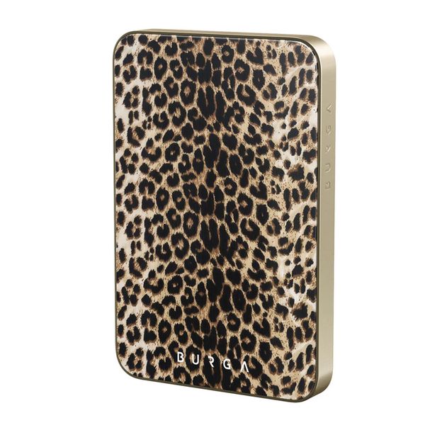 Burga Powerbank magnétique 5 000 mAh - MagSafe et Qi2 - Joueur / Or