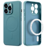 imoshion Coque Couleur avec MagSafe Apple iPhone 14 Pro Max - Smoke Green