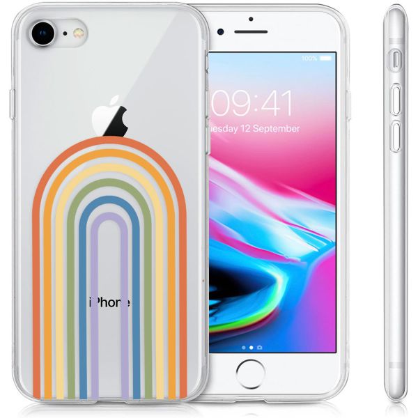 imoshion Coque Design iPhone SE (2022 / 2020) / 8 / 7 - Rainbow