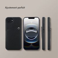 Selencia Coque Riva avec porte-cartes Apple iPhone 16e - Noir
