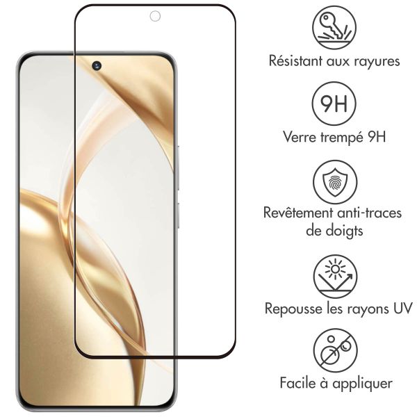 Accezz Protection d'écran en verre trempé Full Cover Honor 200