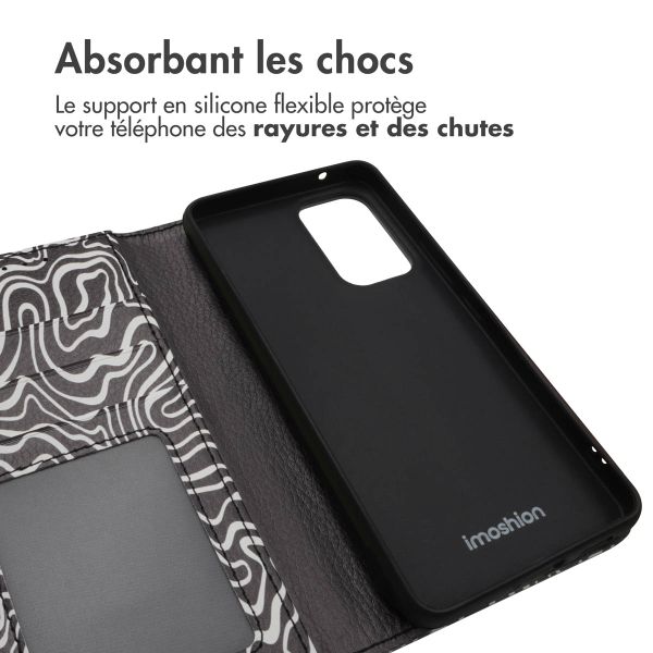 imoshion ﻿Étui de téléphone portefeuille Design Samsung Galaxy A53 - Black And White