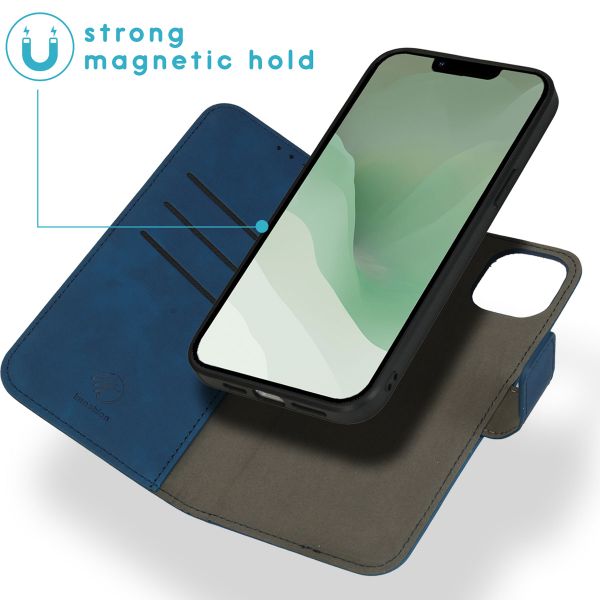 imoshion Etui de téléphone de type portefeuille de luxe 2-en-1 amovible iPhone 14 Plus - Bleu