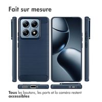 imoshion Coque Brushed Xiaomi 14T Pro - Bleu foncé