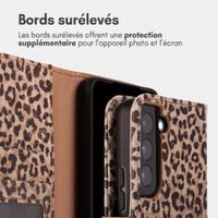 imoshion Étui de télephone portefeuille Design Samsung Galaxy S22 - Leopard Mood