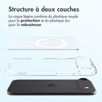 Accezz Coque arrière Xtreme Impact avec MagSafe Apple iPhone Air - Transparent