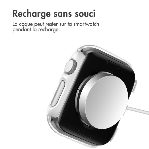 imoshion Coque rigide à couverture complète Apple Watch 1 / 2 / 3 - 42 mm - Blanc