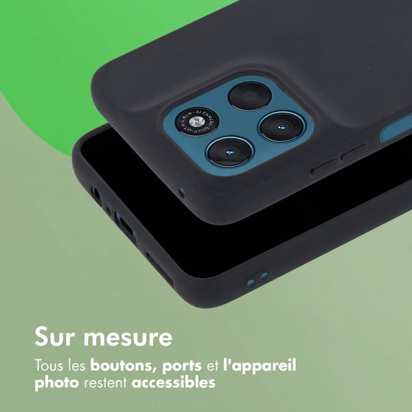 imoshion Coque Couleur Motorola Moto G57 Power - Noir
