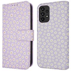 imoshion Étui de télephone portefeuille Design Samsung Galaxy A33 - White Daisy