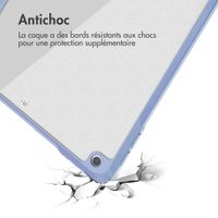 imoshion Coque tablette rigide Trifold iPad 9 (2021) 10.2 pouces / iPad 8 (2020) 10.2 pouces / iPad 7 (2019) 10.2 pouces - Violet