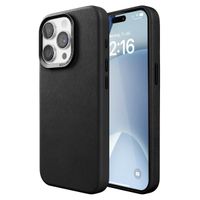 Woodcessories Coque Bio Leather MagSafe Apple iPhone 15 Pro Max - Noir