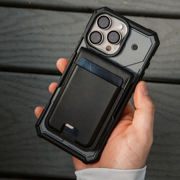 UAG Metropolis Vegan Leather Wallet MagSafe - Porte-cartes - Noir