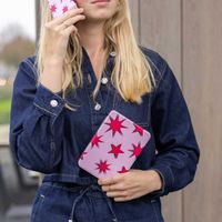 Selencia Étui de liseuse portefeuille Vivid Kobo Clara Colour / Clara BW - Stars Rubine Red Light Pink