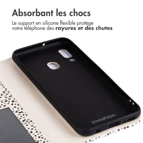 imoshion Étui de téléphone portefeuille Design Samsung Galaxy A20e - Desert Dots