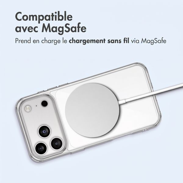 imoshion Coque arrière de protection avec MagSafe Apple iPhone 18 Pro Max / 17 Pro Max - Transparent