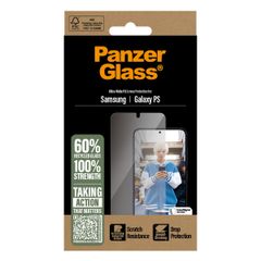 PanzerGlass ﻿Protection d'écran Privacy Ultra-Wide Fit Anti-bactérienne avec applicateur Samsung Galaxy S25 Edge