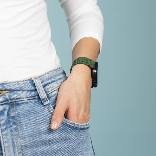 imoshion Bracelet en nylon tressé Amazfit GTS / BIP - Vert foncé