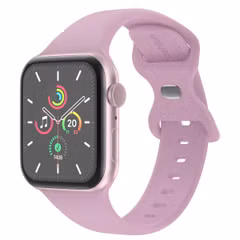 imoshion Bracelet en silicone⁺ Apple Watch Series 1 á 10 / SE / Ultra (2) (44/45/46/49 mm) - Mauve - Taille M/L