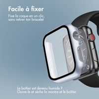 imoshion Coque rigide à couverture complète Apple Watch 4 / 5 / 6 / SE - 40 mm - Argent