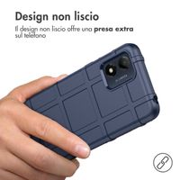 imoshion Coque Rugged Shield Motorola Moto E13 - Bleu foncé