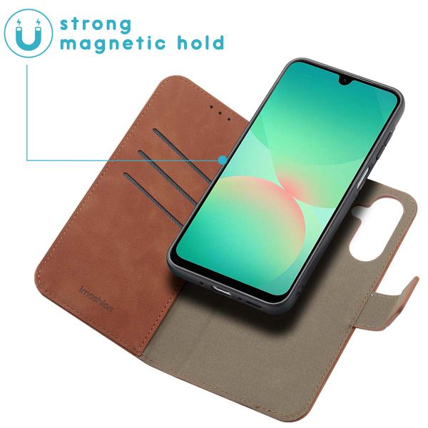 imoshion Etui de télephone luxe 2-en-1 amovible Samsung Galaxy A26 - Marron