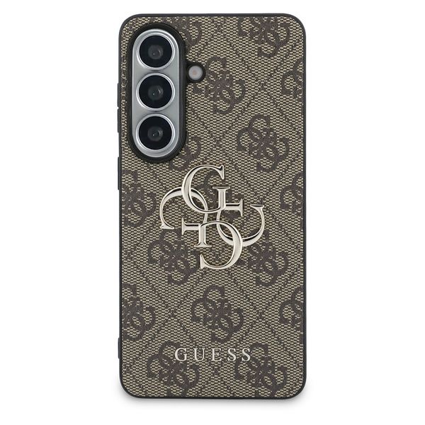Guess Coque 4G Metal Logo Backcover Samsung Galaxy S26 - Marron