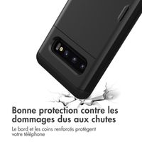 imoshion Coque arrière avec porte-cartes Samsung Galaxy S10 - Noir