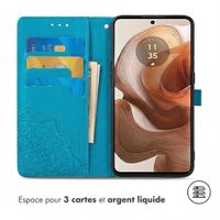 imoshion Etui de télephone Mandala Motorola Edge 50 Ultra - Turquoise