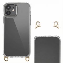 Selencia Coque arrière avec crochets amovibles Apple iPhone 12 (Pro) - Transparent