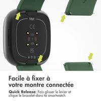 imoshion Bracelet en silicone Fitbit Versa (2) / Versa Lite - Taille S - Vert Foncé