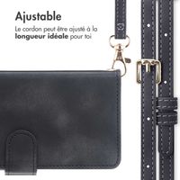 imoshion Etui de télephone portefeuille avec cordon Samsung Galaxy A15 (5G/4G) - Noir